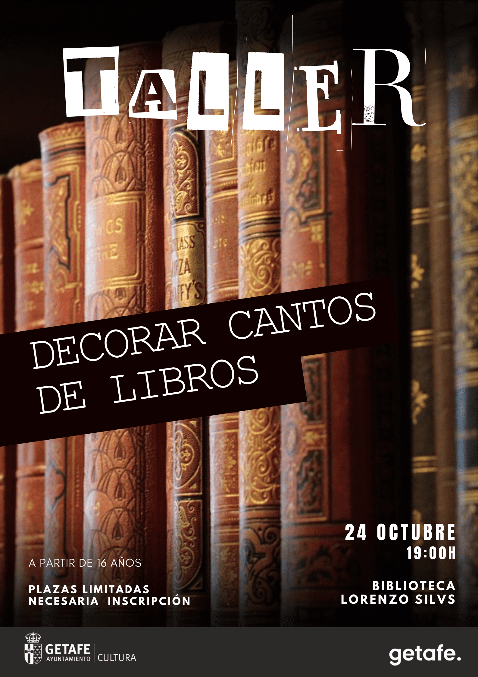 Decorar cantos de libros