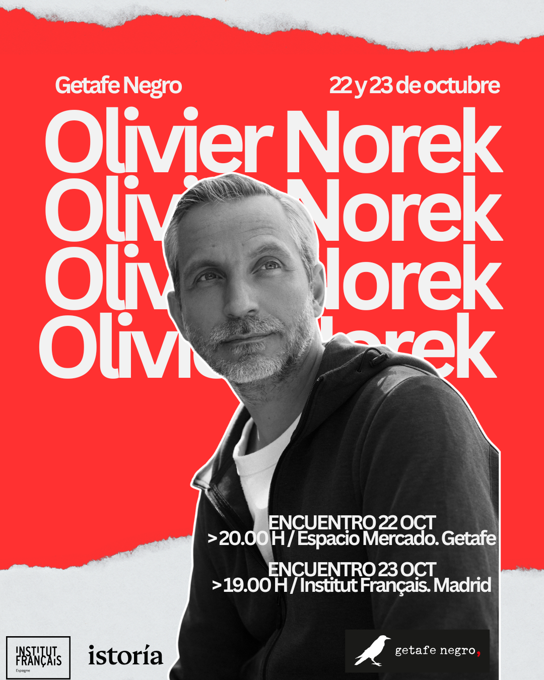 Olivier Norek en Getafe Negro