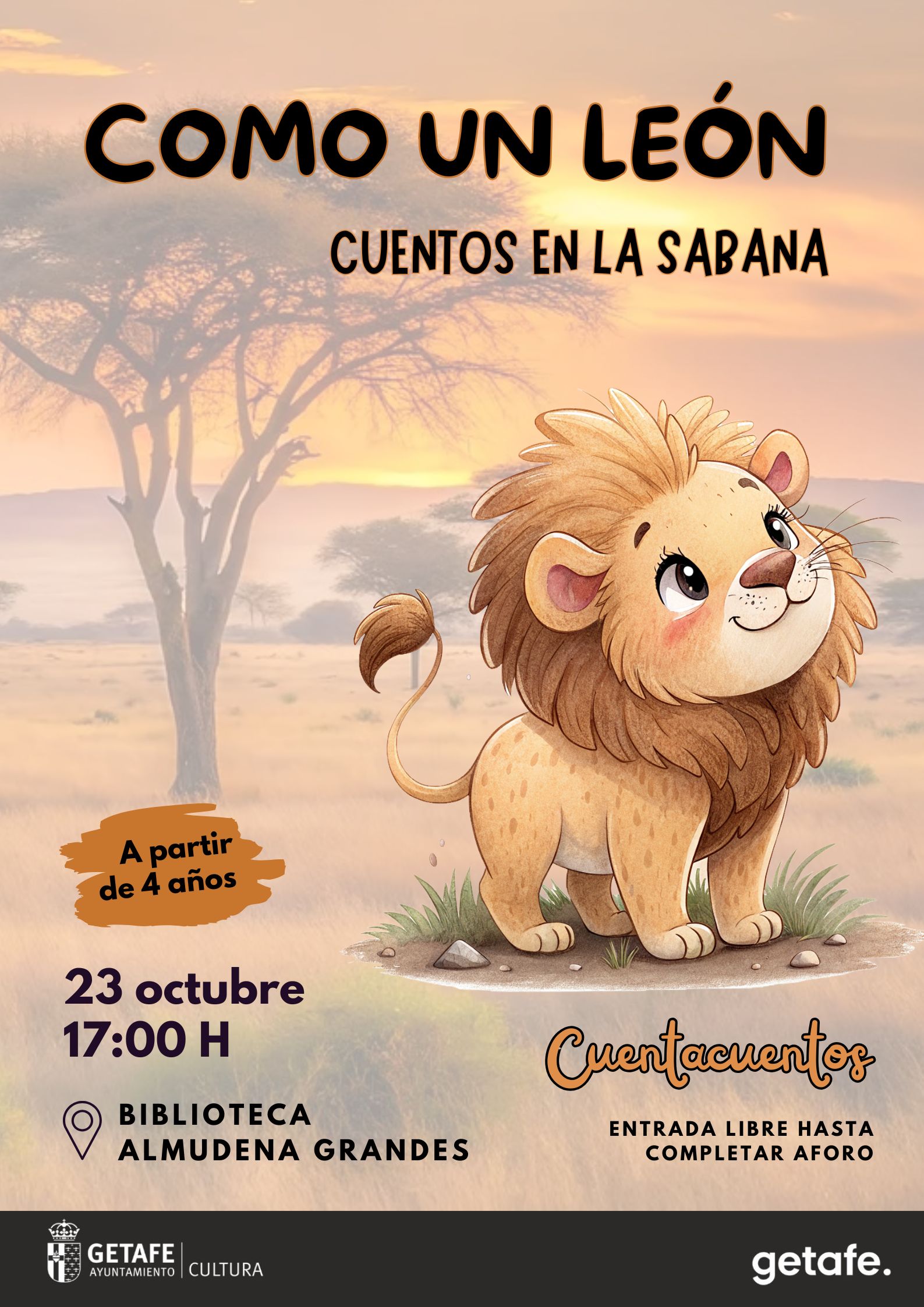 Como un león